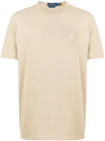 Платно поло тениска Polo Ralph Lauren бродирана червено