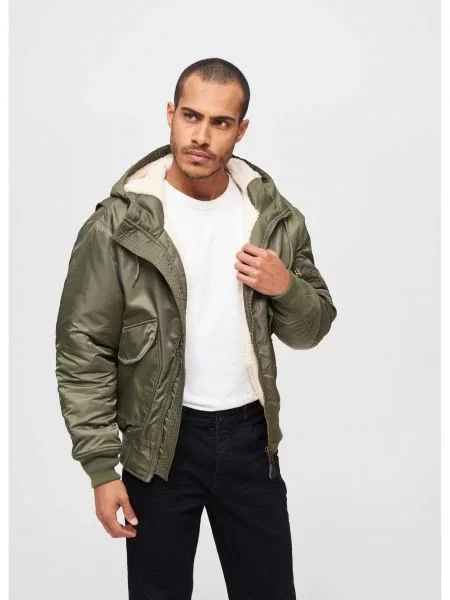 Яке Brandit с качулка каки