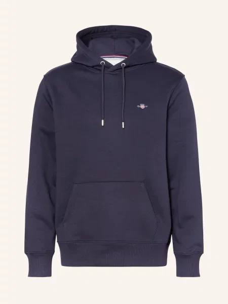 Gant Bluza Z Kapturem blau niebieska