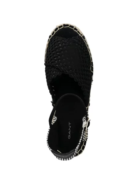 Espadrile Gant cu bretele negru