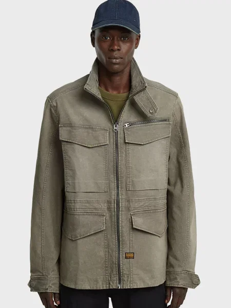 Джинсовая куртка G-star Raw серая