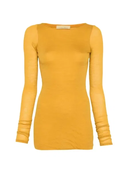 Lung tricou Liviana Conti galben
