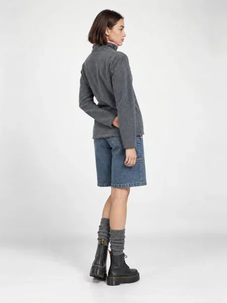 Fleecová fleecová mikina Rip Curl sivá