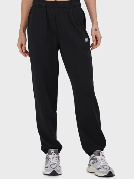 Спортивні штани New Balance з автографом чорні