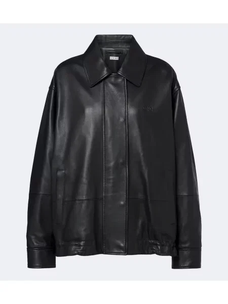 Geanta de piele Loewe negru