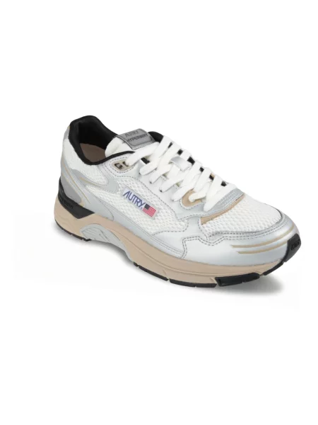Sneakersy Autry zamszowe białe