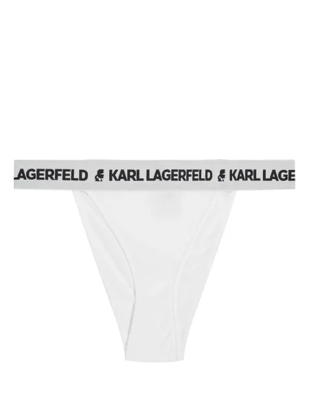 Chiloți briefs Karl Lagerfeld cu autograf alb