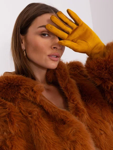 Cropp mănuși Fashionhunters galben