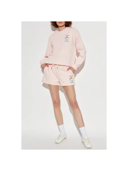 Bluza Casablanca z nadrukiem różowa