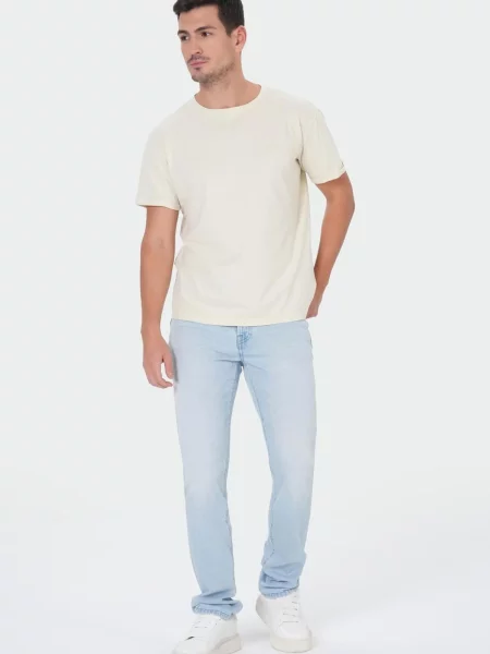 M.O.D MIRACLE OF DENIM Tricou natural alb