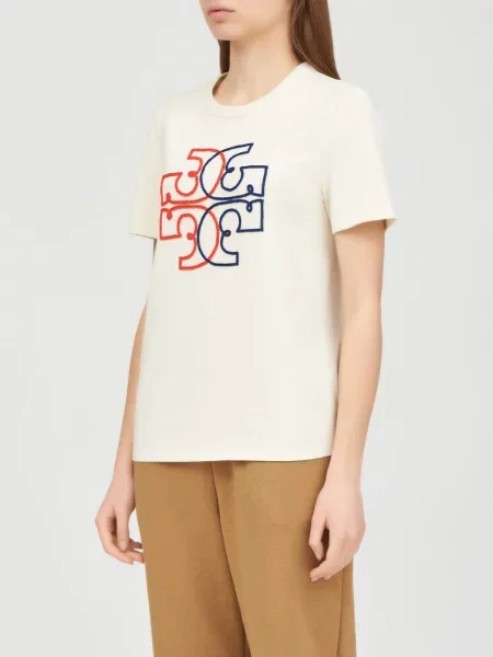 Футболка Tory Burch біла
