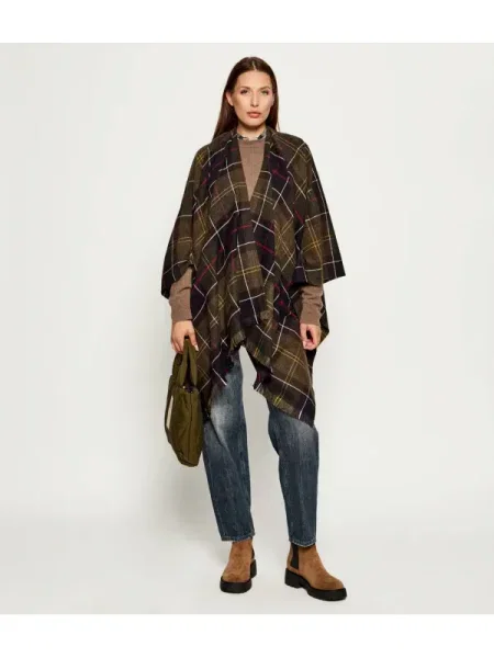 Pulover Barbour în carouri verde