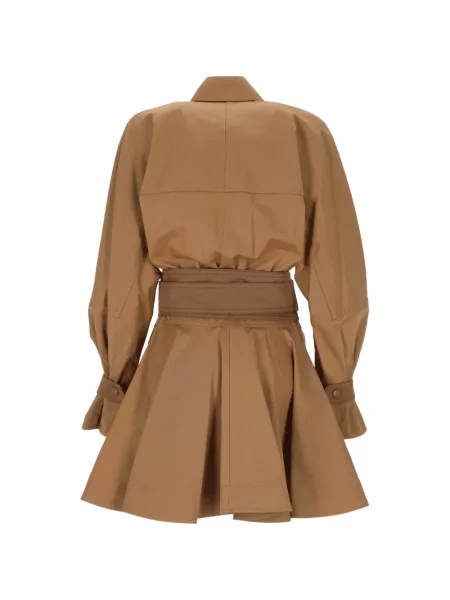 Cu centură rochie mini Zimmermann maro