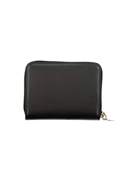 Lniany portfel Tommy Hilfiger czarny