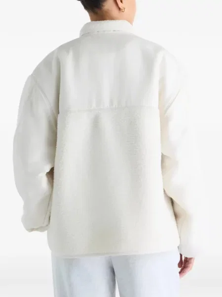 Geacă New Balance din fleece maro