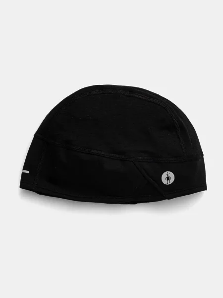 Шапка Smartwool Active Fleece с фина плетка от вълна черно