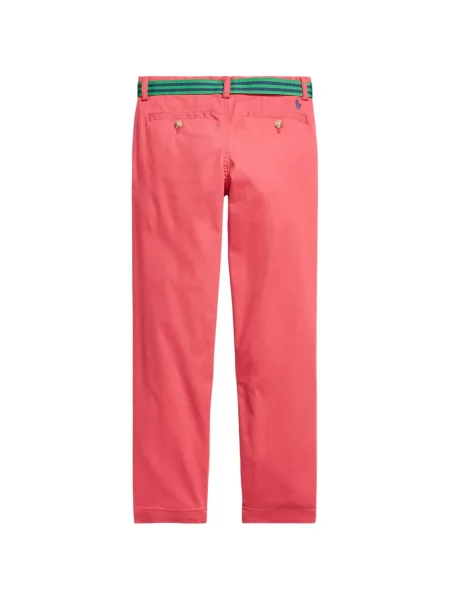 Сhinosy dziecięce Polo Ralph Lauren czerwone