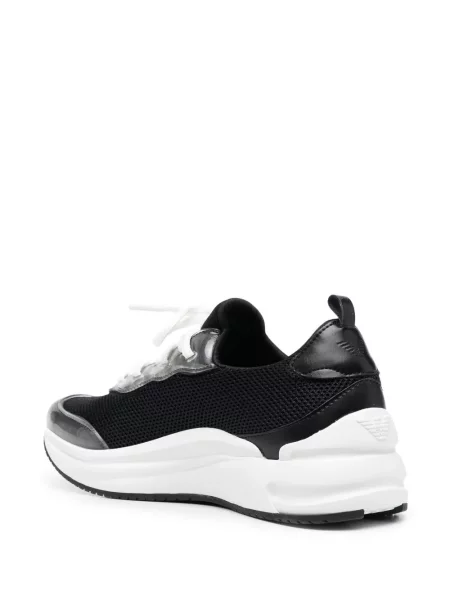 Průsvitné tenisky Emporio Armani černé