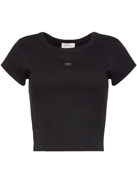 Denim ruha Calvin Klein Jeans fekete