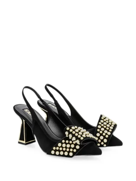Pantofi cu toc Kat Maconie slingback negru