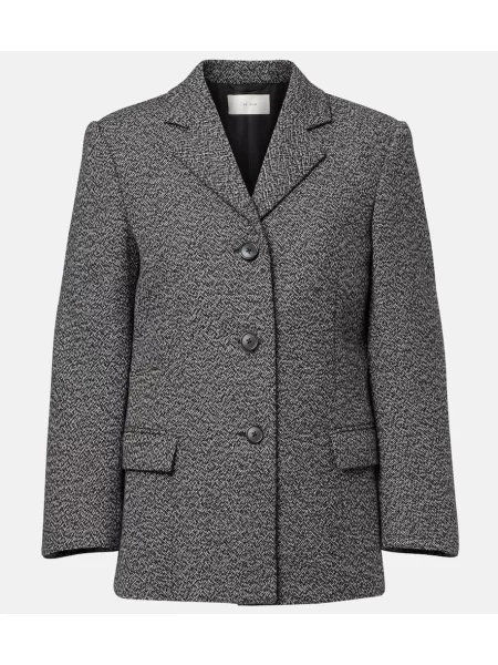 Sacou The Row de lână gri