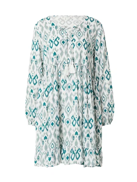 JDY Rochie JDYSTARR gri / verde petrol alb