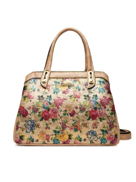 Дамска чанта Laura Vita бежово