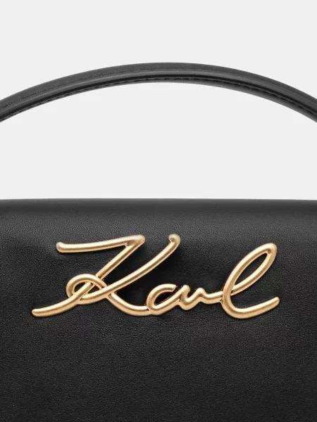 Кожаная сумка через плечо Karl Lagerfeld