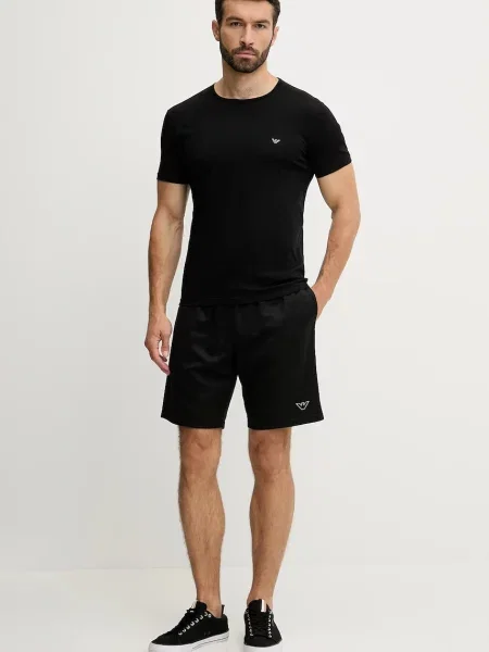 Lounge tričko Emporio Armani Underwear černá