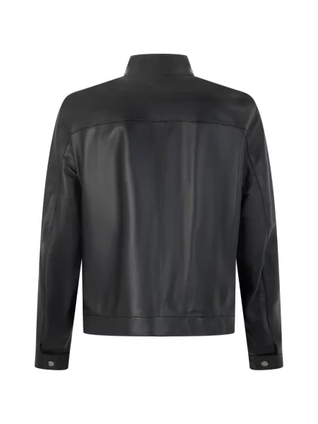 Gulerat geanta de piele Paul & Shark negru