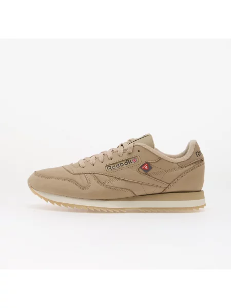 Sneakers Reebok Classic Leather Ripple Elevated Beige/ Almost Black/ Chalk EUR 45 čierna