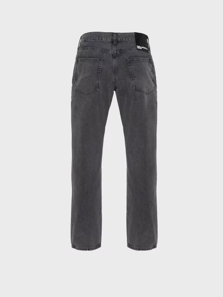 Прямые джинсы Karl Lagerfeld Jeans серые
