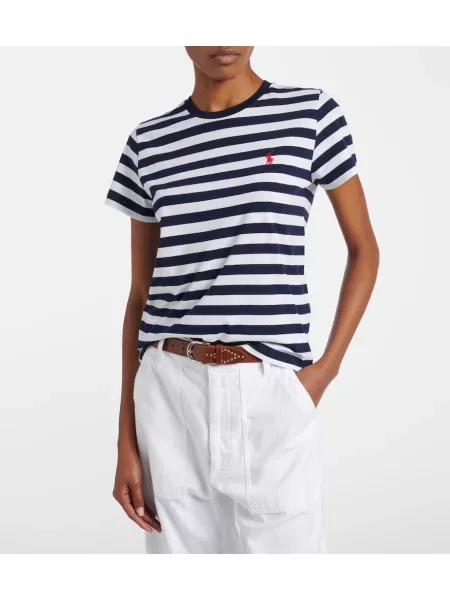 Polo Ralph Lauren Tričko námornícka / biela modrá