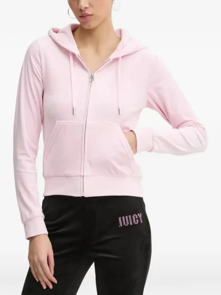Hanorac cu glugă Juicy Couture roz
