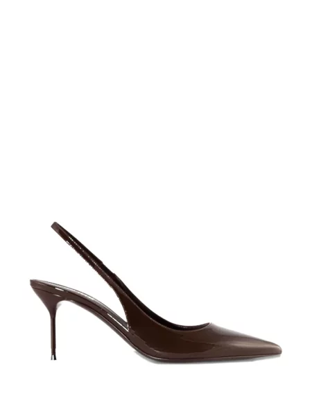 Pantofi cu toc Paris Texas slingback maro