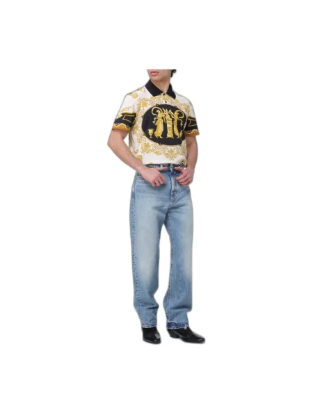 Jeansy Versace niebieskie
