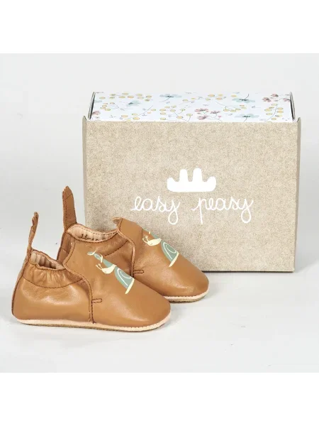 Pantofi copii Easy Peasy maro