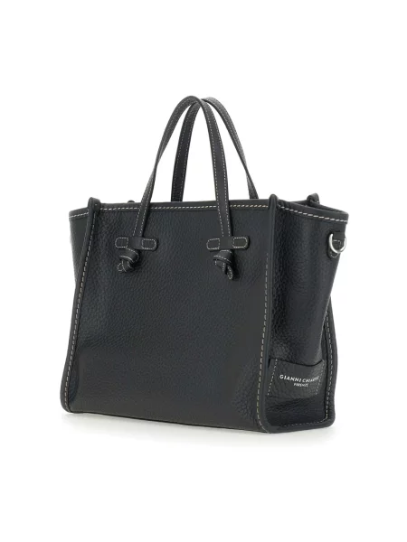Shopperka Gianni Chiarini skórzana czarna