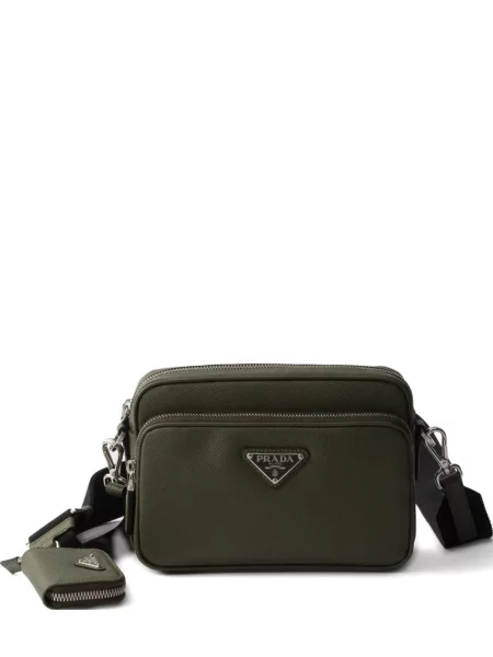 Geantă Prada din piele verde