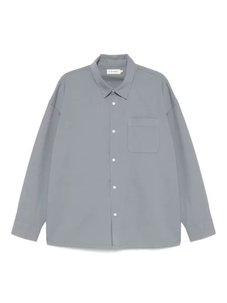 Риза Frame синьо