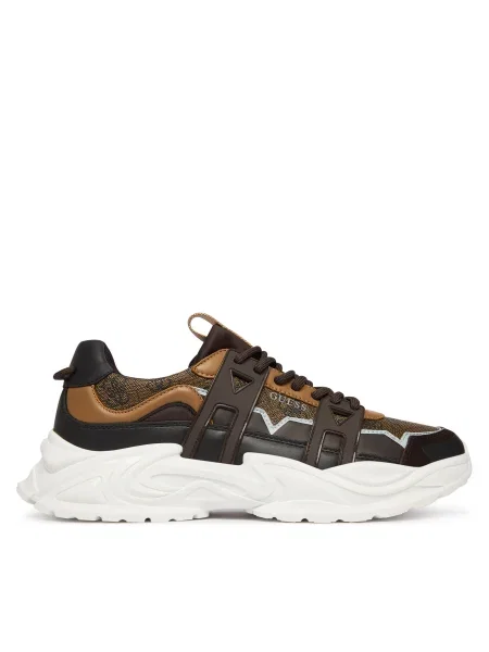 Sneakersy Guess FMPBEU hnedá