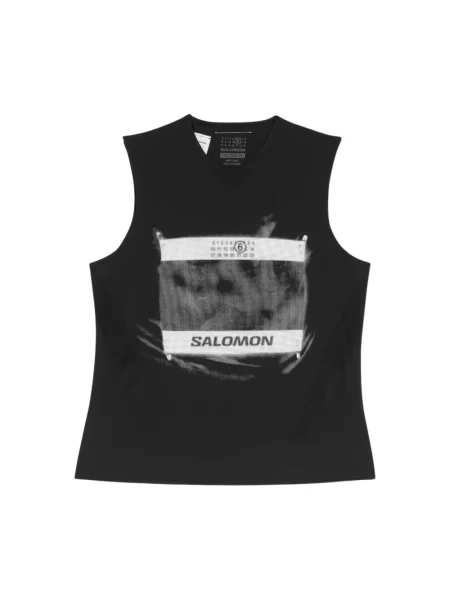 Top Mm6 Maison Margiela czarny