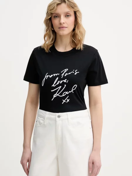 Karl Lagerfeld t-shirt czarna