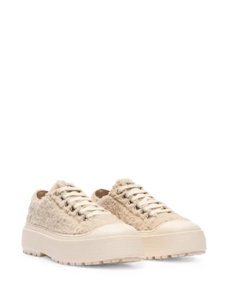 Sneakerși Casadei cu blană