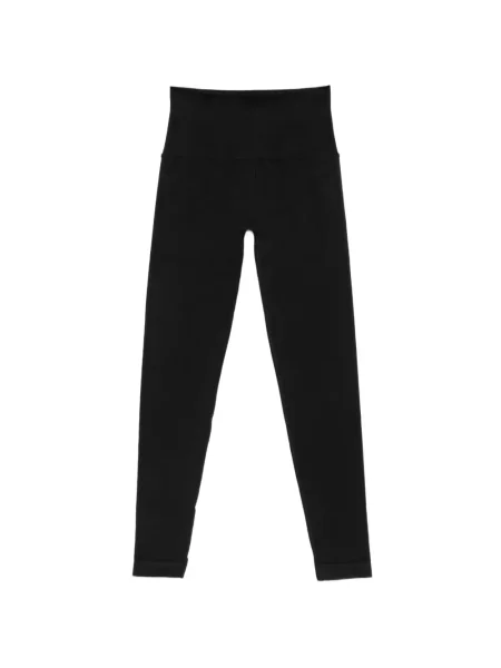 Leggings Mc2 Saint Barth cu volane negru