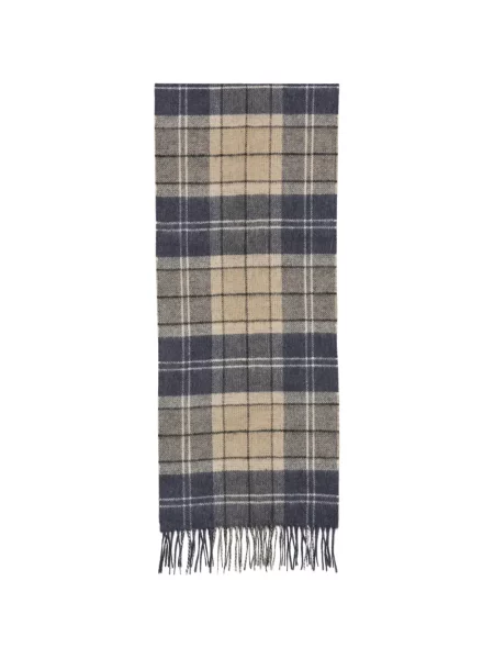 Fular Barbour în carouri albastru