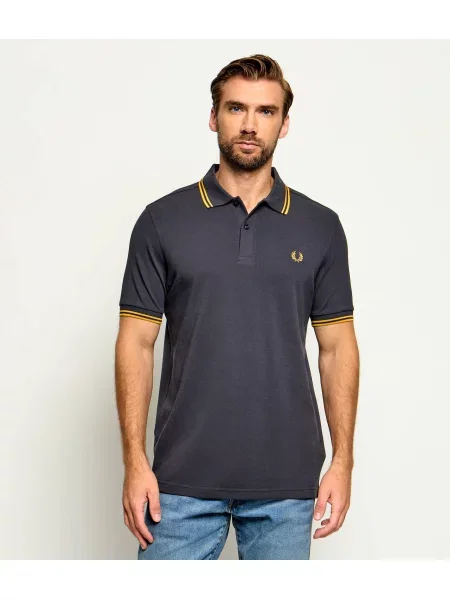 Tricou polo Fred Perry gri