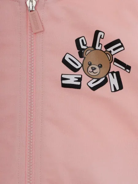 Komplet dresowy dziecięcy Moschino różowy