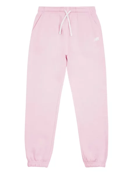 Spodnie dziecięce New Balance różowe