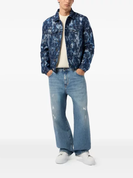 Geacă Philipp Plein albastru